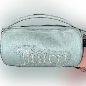 Juicy Couture Mint Barrel Bag - Rhinestone Logo Wristlet